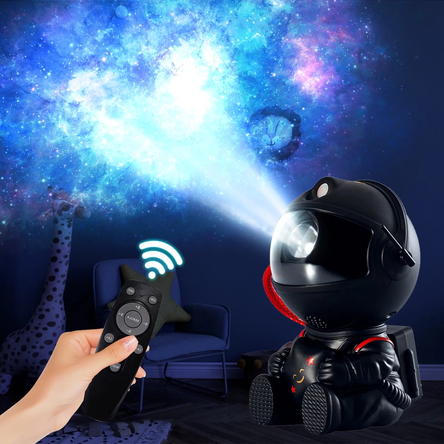 Astronaut Galaxy Star Projector Starry Night Light, Astronaut Light Projector with Nebula,Timer and Remote Control, Bedroom and Ceiling Projector, Christmas Gifts for Children and Adults