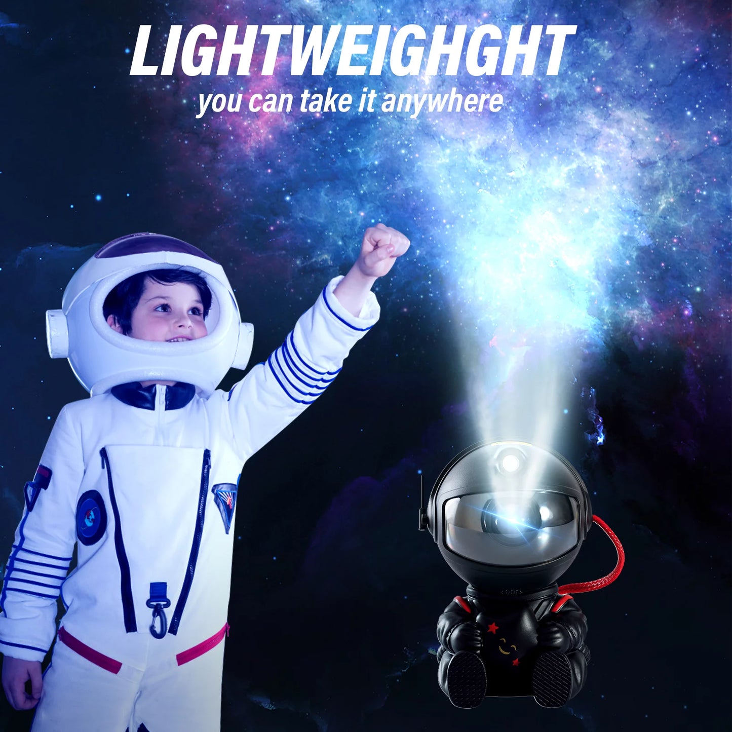 Astronaut Galaxy Star Projector Starry Night Light, Astronaut Light Projector with Nebula,Timer and Remote Control, Bedroom and Ceiling Projector, Christmas Gifts for Children and Adults